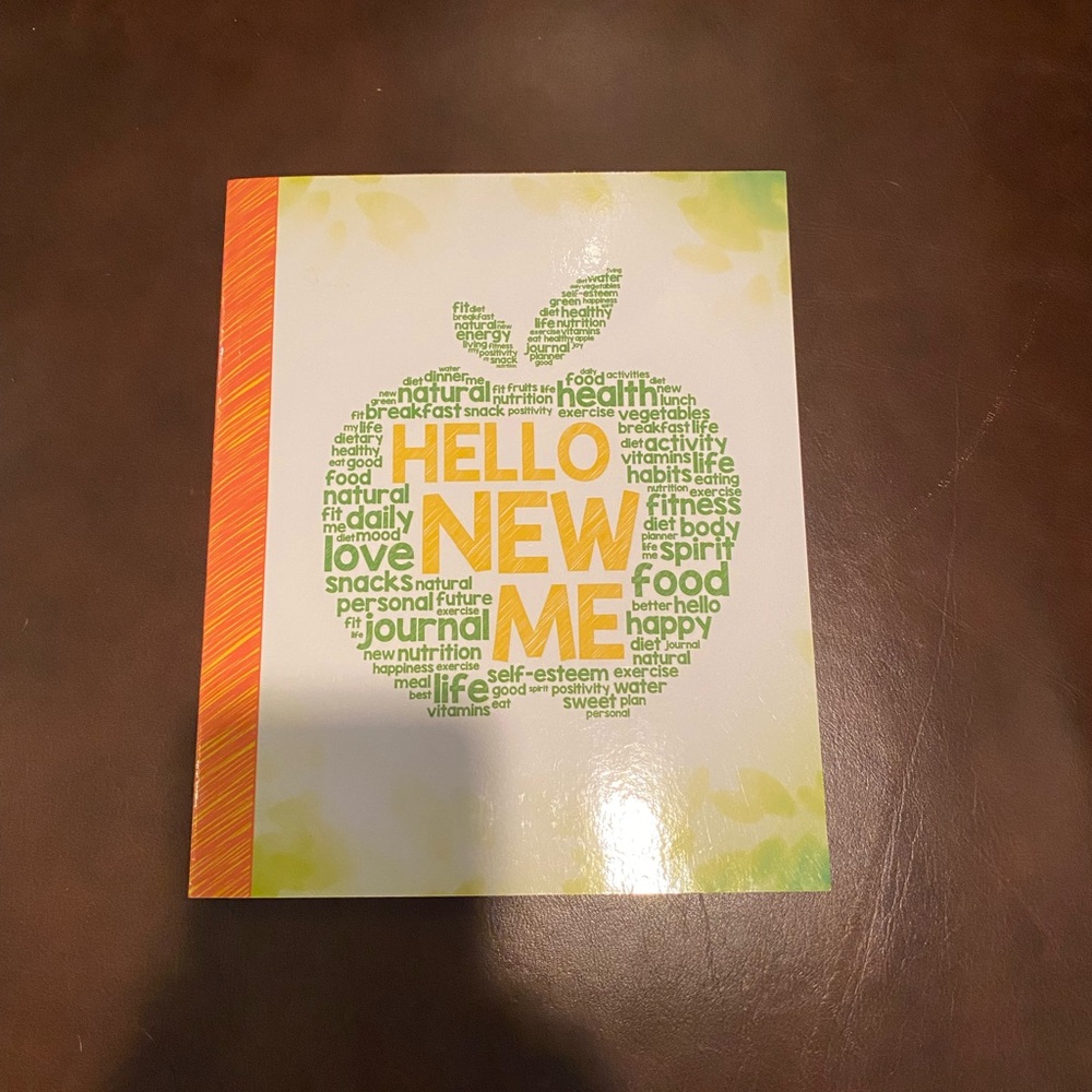 Hello New Me Journal-healthy eating, exercise, sleep, goals,feelings NEW